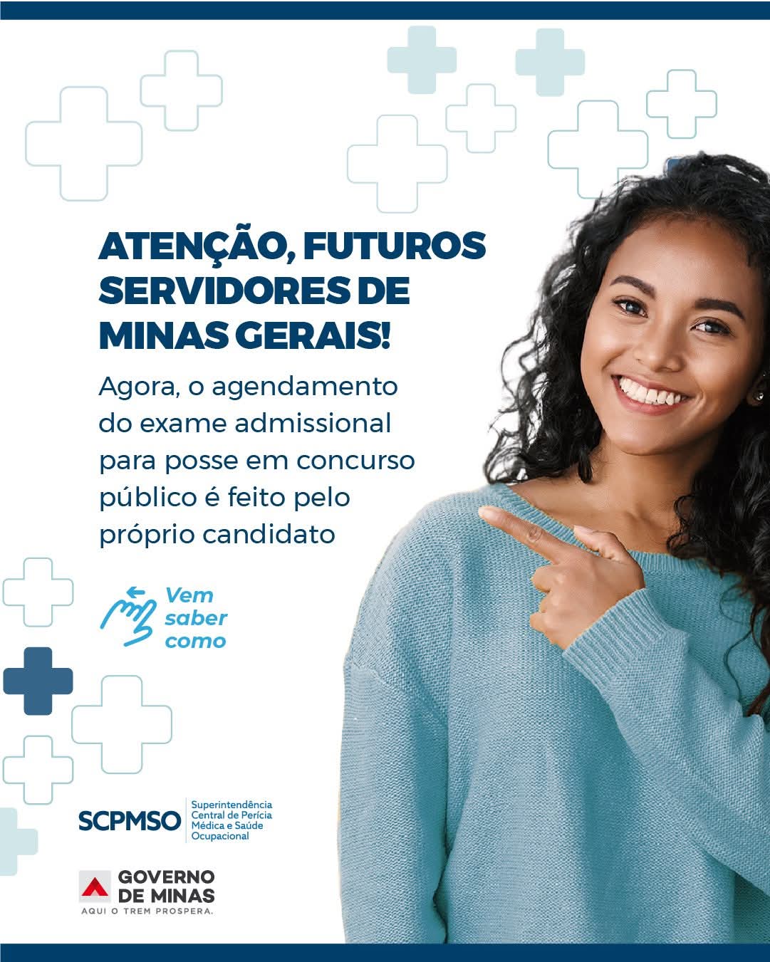 Agendamento do exame admissional para posse em concurso público